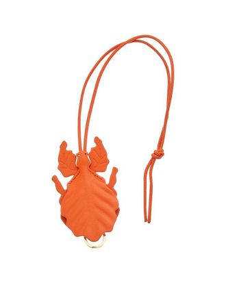 Loewe Leaf Insect Leather Keyfob Charm