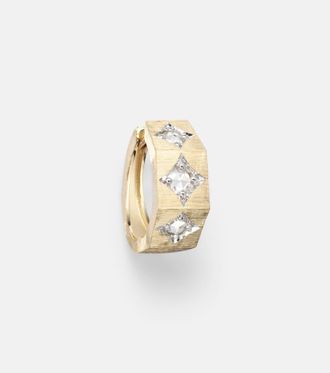 Marie Lichtenberg Ecrou Coco 18kt gold single hoop earring