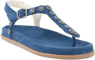 Seychelles Sunday Funday Slingback Platform Sandal in Denim at Nordstrom, Size 11