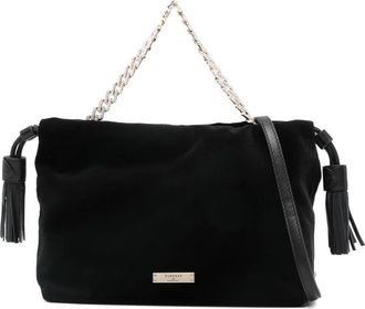 Aspinal of London Borsa tote Amelia in velluto - Nero
