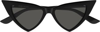 Alexander McQueen Alexander Mc Queen Sunglasses Am0518 S 002 Black/Grey Woman