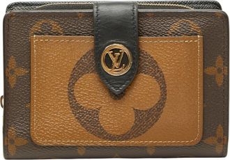 Louis Vuitton Monogram Brown Marron Pvc Leather Wallet (Bi-Fold) (Pre-Owned)