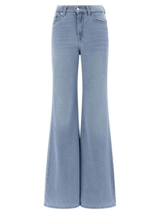7 For All Mankind Light Blue Retro Flare Hana jeans