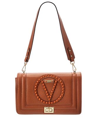 Mario Valentino Alice Rock Leather Shoulder Bag
