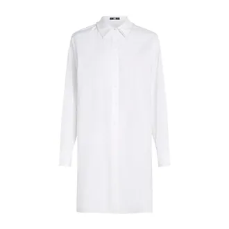 Karl Lagerfeld Shirt Dresses, female, White, Size: S Camicia