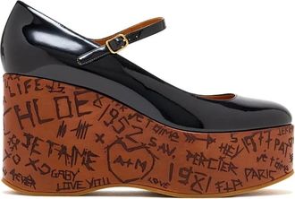 Chlo&eacute; Wedges, female, Black, Size: 8 US Zeppe Wedge