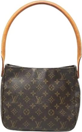Louis Vuitton Pre-owned Shoulder Bags, female, Brown, Size: ONE SIZE Pre-owned Looping MM