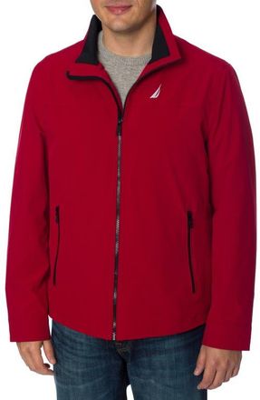 Nautica Lightweight Stretch Water Resistant Golf Jacket in Red at Nordstrom, Size Xx-Large
