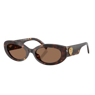 Dolce & Gabbana Sunglasses, female, Brown, Size: 53 MM Oval Sunglasses