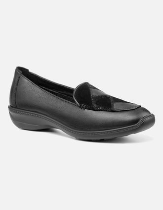 Hotter Womens Faith II Womens Slip On Shoes - Black - Size: 7.5