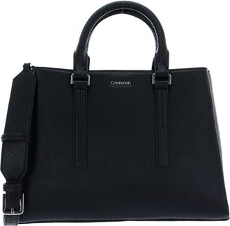 Calvin Klein CK ELEVATED TOTE MD SAFFIANO, Black