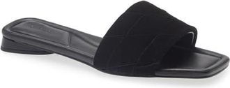 Nordstrom Brynn Slide Sandal in Black at Nordstrom, Size 9.5