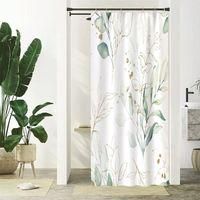 OEM Cortina De Ducha Peque&ntilde;a, Cortina De Ba&ntilde;era, Antimoho, Impermeable, Lavable, De Poli&eacute;ster, Cortina De Ba&ntilde;o Con 12 Ganchos, 90 X 180 Cm