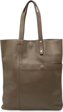 Loewe Pre-owned Tote Bags, female, Brown, Size: ONE SIZE Pre-owned Classic Leather Tote Bag