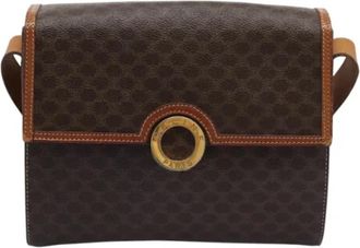 Celine Pre-owned Leather celine-bags - Dames - Vintage Schoudertas - Bruin - ONE Size - Leer - Vintage