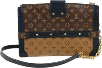 Louis Vuitton Pre-owned Monogram Reverse Pochette - Dames - Vintage Schoudertas - Bruin - ONE Size - Vintage