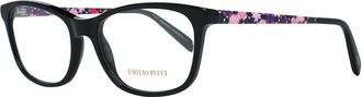Emilio Pucci Black Metal Glasses Womens (Frames)