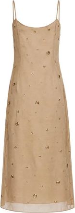 Prada Vestito - Dames - Jurken - Beige - Maat: L