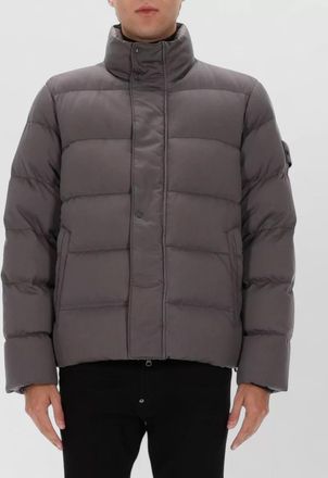 Stone Island padded jacket with high collar and pockets
