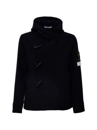 Stone Island Black Regular Hood Jacket