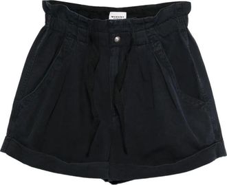 Isabel Marant Nirma Cotton And Linen Canvas Shorts