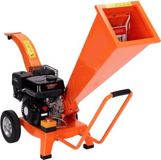 Far Biotrituratore trinciarami trituratore a scoppio trita rami 60mm trinciatore 212 cc 4 tempi cippatore 550ev