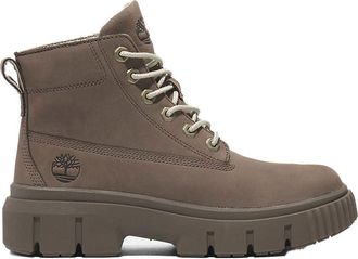 Timberland Greyfield Mid Lace Boot Womens Fashion Ankle Boots, Medium Brown, 3.5 UK