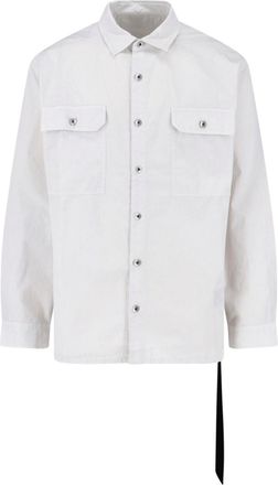 Rick Owens Camicia Bottoni Jumbo
