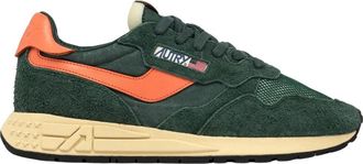 Autry Reelwind Lage Sneakers - Heren - Sneakers - Groen - 41 EU - Katoen - Schoenen