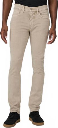 Paige Transcend Federal Slim Straight Jean In Vintage Moroccan Clay