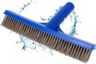 OEM Cepillo Para Algas De 26 Cm Cepillo Para Piscinas Con Cerdas Met&aacute;licas Cepillo Para Limpiar Algas Apto Para P&eacute;rtigas Telesc&oacute;picas Cepillo Robusto Para