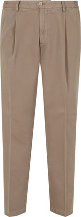 BRIGLIA 1949 Courmayeur Straight-Leg Trousers with Invisible Zip Closure