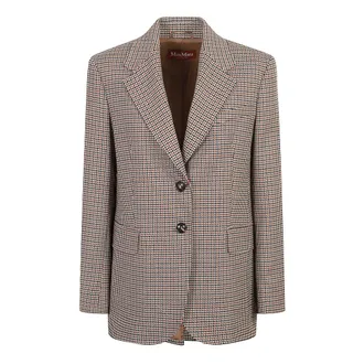 Max Mara Dames, Jassen, Veelkleurig, Maat: S Wol