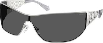 Michael Kors MK1180 MELBOURNE 1014AK Womens Sunglasses Silver Size 43