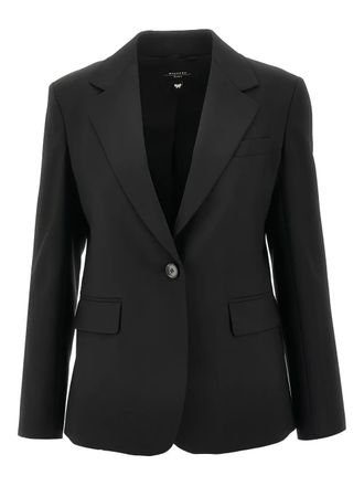 Max Mara button mono blazer - Black