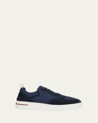Loro Piana Mens Newport Walk Water-Repellent Sneakers