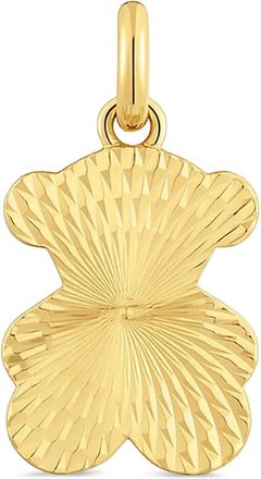 Tous patterned bear-shape pendant - Gold