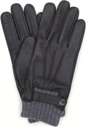 HUGO BOSS Leren handschoenen - Heren - Handschoenen - Zwart - 9 IN - Wol - Accessoires