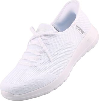 Skechers Go Walk Joy Abby Womens Loafers, White, 6 UK