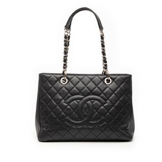 Chanel Tweedehands Kaviaar Grand Shopping Tote