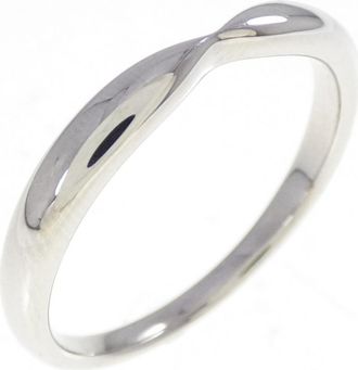 Tiffany & Co. Silver Platinum 950 Band Ring (Pre-Owned)