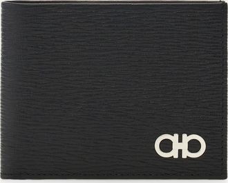 Ferragamo Men Gancini wallet Black