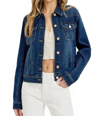 Bibi Kari Denim Jacket In Dark Wash