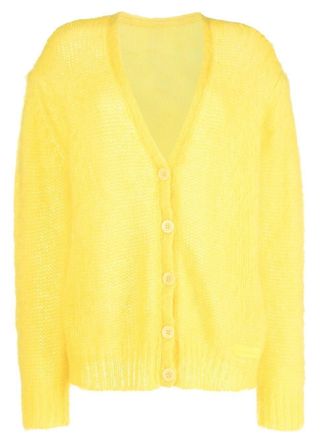 Dsquared2 V-neck cardigan - Geel
