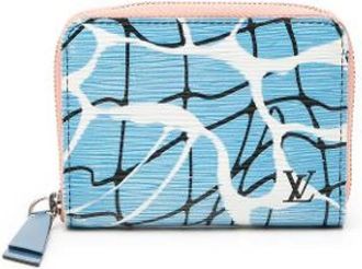 Louis Vuitton Pre-owned Wallets, female, Blue, Size: ONE SIZE Pre-owned Coin Pouch