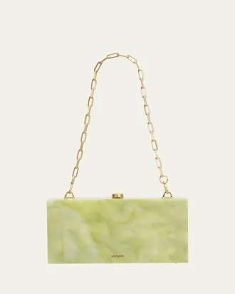 Cult Gaia The Backgammon Acrylic Board Game Clutch Bag