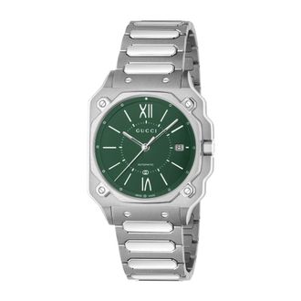 Gucci G-Flat Horloge - Dames - Horloges - Groen - ONE Size - Accessoires