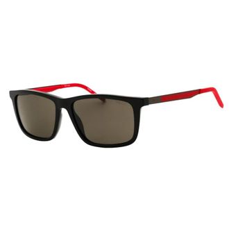 HUGO BOSS Grey Rectangular Mens Sunglasses HG 1139/S 0807/IR 56