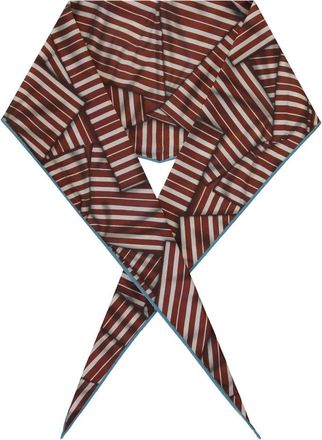 Ermenegildo Zegna Sjaal met puntige profiel - Heren - Sjaals - Veelkleurig - ONE Size - Katoen - Accessoires
