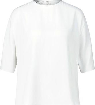 Vince Klassieke Dolman Blouse Shirt - Dames - Blouses - Wit - XL - Overhemden